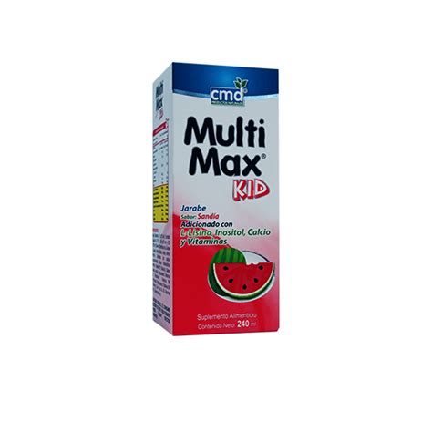 Multimax Kid Sandia Jarabe Ml Farmacias Gi Mejoramos Tu Salud