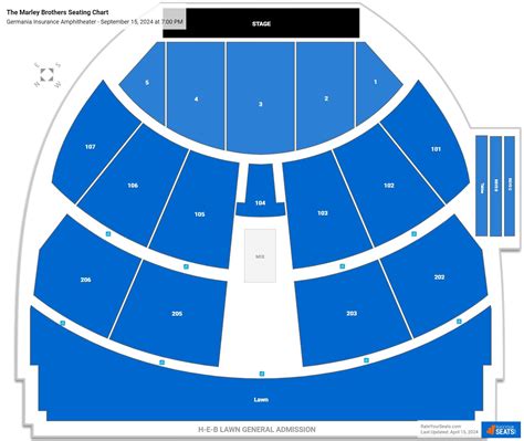 Germania Insurance Amphitheater Seating Chart RateYourSeats