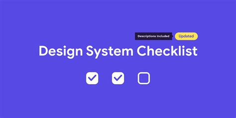 Design System Checklist | Figma