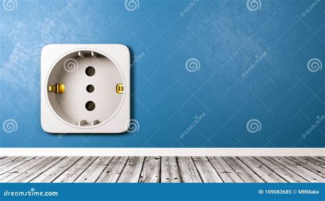 electrical outlet   room close  stock illustration