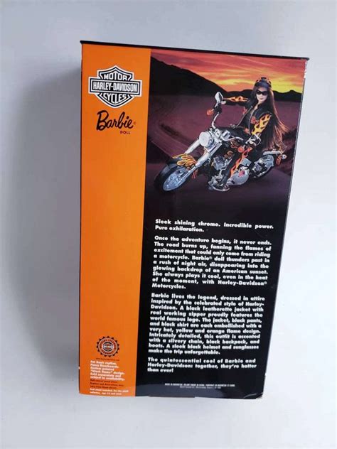 Barbie Collector Edition Harley Davidson Motorcycles Barbie Doll