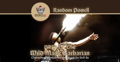 Path of Wild Magic Barbarian Handbook: DnD 5e Subclass Guide - RPGBOT