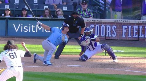 Ben Rortvedt S Game Tying Two Run Single 04 05 2024 Tampa Bay Rays