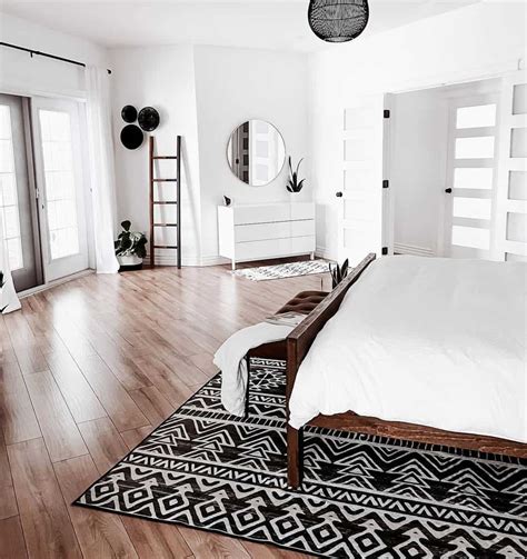 Contemporary Boho White And Black Bedroom Soul And Lane