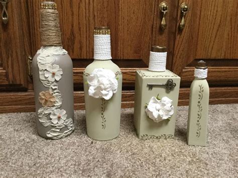 Pin by Carrie Johannsen on DIY Projects | Diy projects, Bottles decoration, Projects