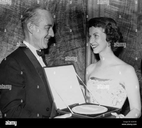 American Actress Betsy Blair And British Actor Alec Guinness At The