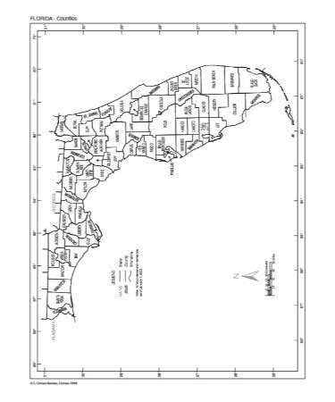 🗺 Florida County Map PDF - Free Download (PRINTABLE)