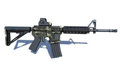 AR15 Assault rifle | CGTrader