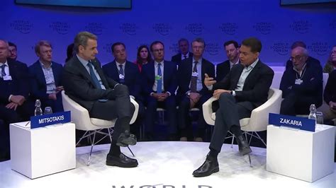 A Conversation With Kyriakos Mitsotakis Prime Minister Of Greece Davos