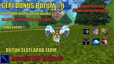 GERİ DÖNÜŞ SERİSİ BÖLÜM 9 İLK SET PARÇASI KNİGHT ONLİNE FARM