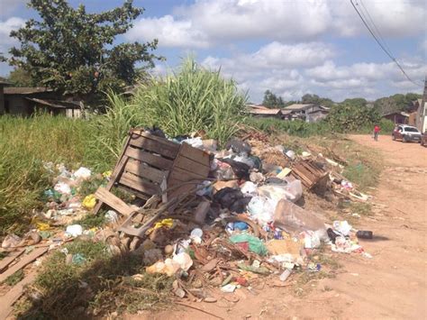 G Moradores Reclamam De Mato E Lixo Em Avenida No Bairro Buritizal