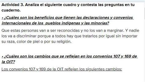 ¿cuáles Son Los Cambios Que Se Reflejan En Los Convenios 107 Y 169 De