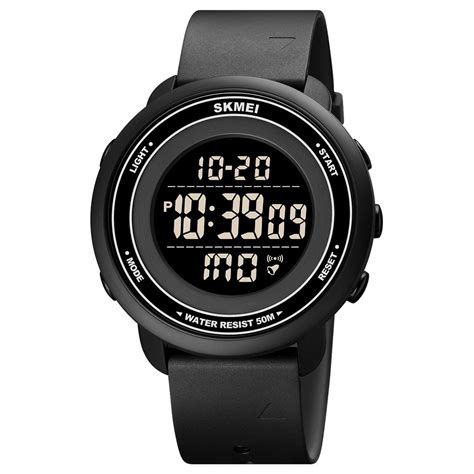 Skmei Jam Tangan Digital Pria Sport Black Black