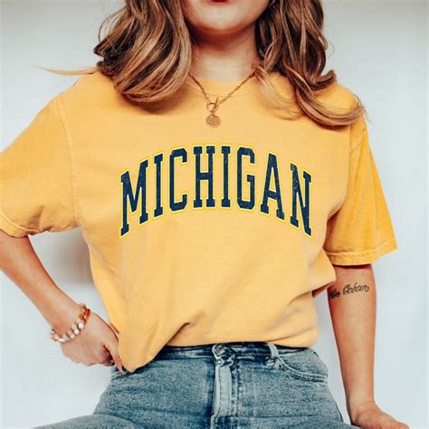 Michigan T Shirt Etsy