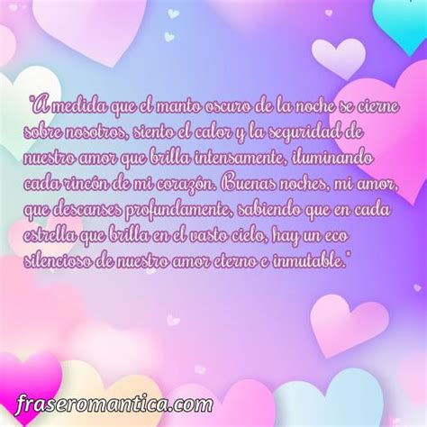 50 Frases De Amor Largas Para Decir Buenas Noches Frase Romantica