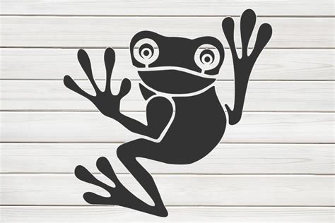 Cute Funny Frog Stencil Template Model Design Print Digital - Etsy