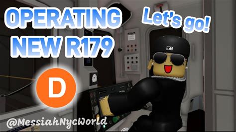 Roblox Irt Via D Line Operating The New R179 D Train Cab View Youtube