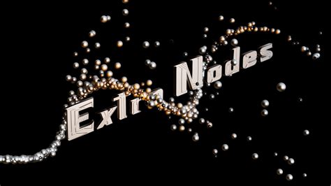 Released Extra Nodes V For Geometry Nodes Procedural Particle