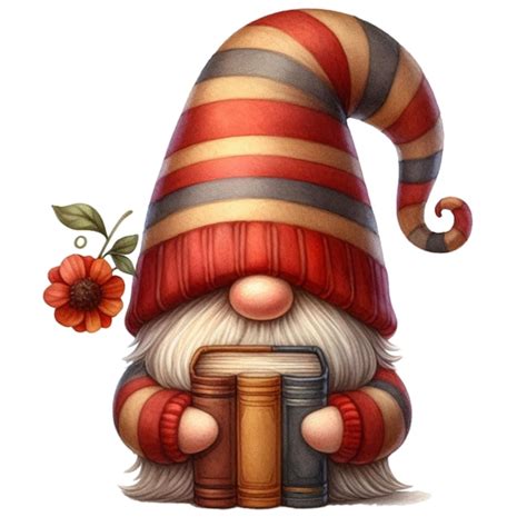 Christmas Gnome Clipart Sublimation Premium Ai Generated Image