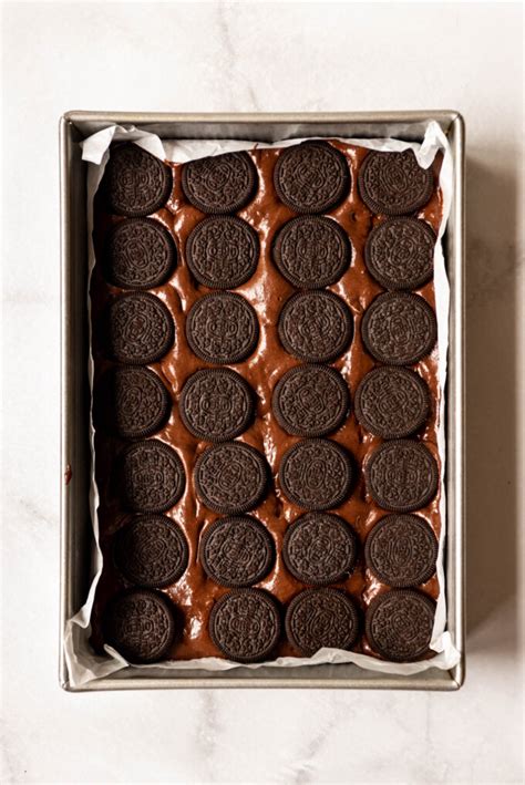 Homemade Fudgy Oreo Brownies Recipe House Of Nash Eats