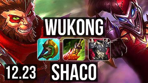 Wukong Vs Shaco Jng Winrate Euw Master Youtube