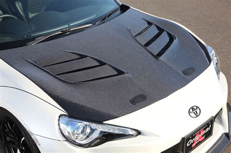 Evasive Motorsports Varis Cooling Hood System Carbon Fiber Scion