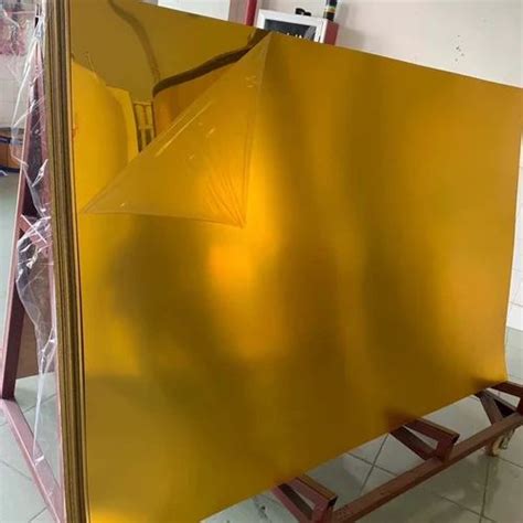 Gold Mirror Pvc Sheet At Rs 20000 Piece Mirror Finish Stainless Steel