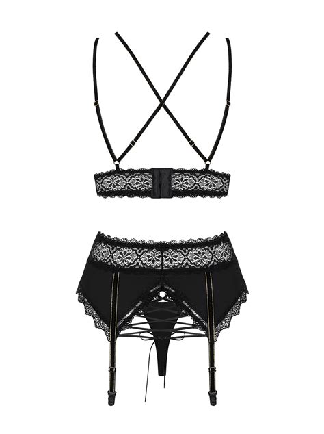 Obsessive Lingerie Lolitte Completino Intimo Tre Pezzi Lingerie Torino