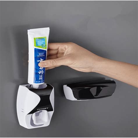 No Drill Automatic Toothpaste Dispenser Toothbrush Electric