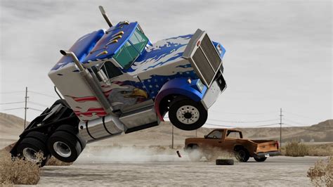 Truck And Car Crashes Beamng Drive Youtube