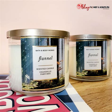 Flannel 3 Wick Scented Candle By Bath Body Works Shopee Philippines