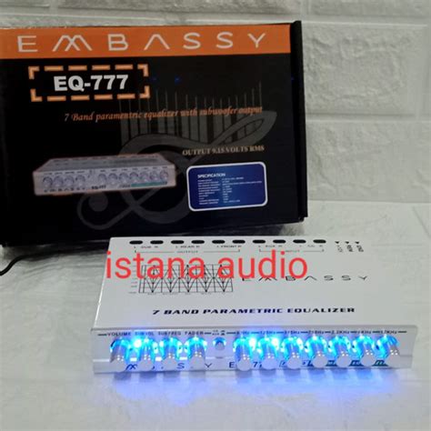 Jual Parametrik Pre Embassy Eq Equalizer Subwoofer Embassy Eq