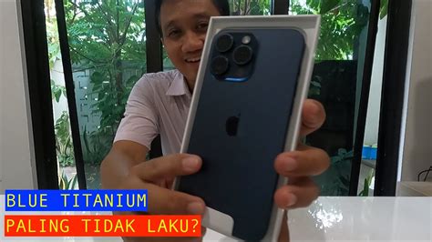 Unboxing Iphone Pro Max Garansi Resmi Ibox Erafone Blue Titanium