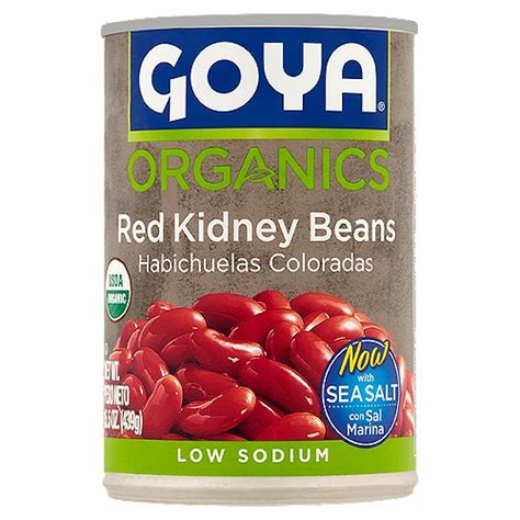 Goya Organics Low Sodium Red Kidney Beans