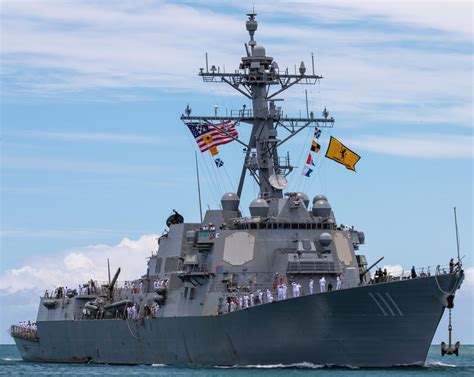 Ddg Uss Spruance Arleigh Burke Class Destroyer Us Navy