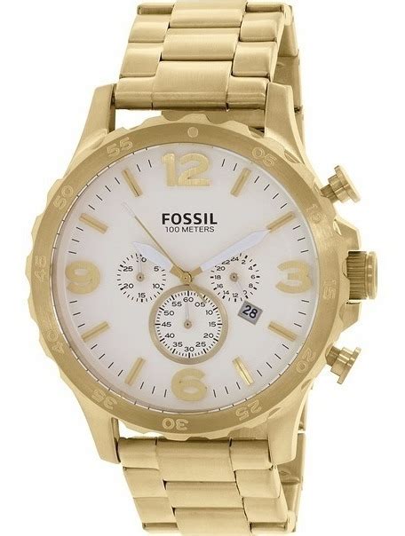 Reloj Fossil Dorado Jr1479 Cronógrafo Original Y Nuevo Mercado Libre