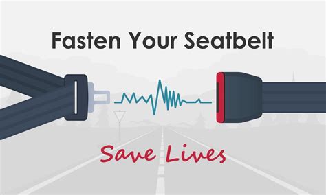 Fasten Your Seatbelt Concept Drive Safe And Safety First Vector Illustration 38933494 Vector