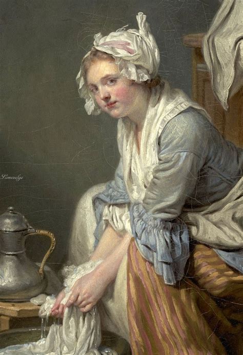 Jean Baptiste Greuze 1761 Detail The Laundress La Blanchisseuse