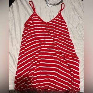 Zenana Outfitters Dresses Zenana Red Striped Maxi Dress Poshmark