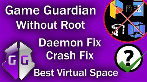 Game Guardian No Root Tutorial Fixing Daemon Errors Auto Close