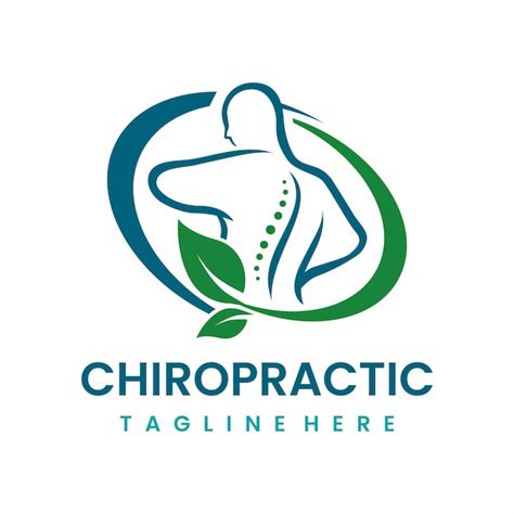 Premium Vector Chiropractic Logo Design Backbone Spine Icon