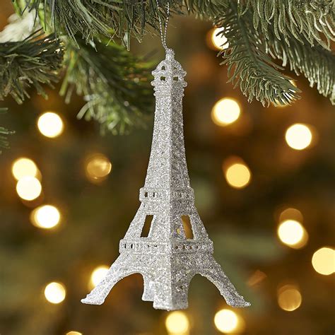 Eiffel Tower Christmas Ornament