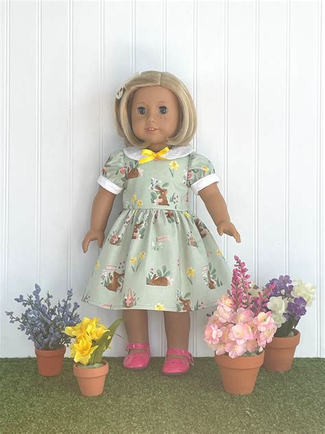 American Girl Doll Easter Dress Inch Doll Easter Dress Easter Basket