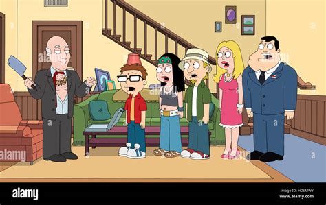 American Dad L R Avery Bullock Steve Smith Hayley Smith Jeff