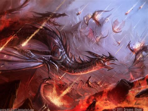 Dragon Armageddon by ~HELMUTTT on deviantART | Fantasy dragon, Fantasy ...