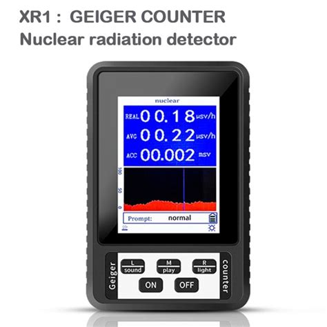 BR 9B XR1 Pro Nuclear Radiation Detector Color Display Screen Geiger