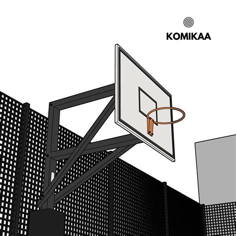 Patio de baloncesto de la Universidad KOMIKAA - Clip Studio Assets