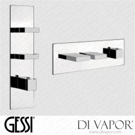 Gessi External Parts For Thermostatic High Capacity Built In Part Mixer