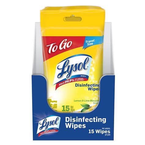 Lysol Travel Size Disinfecting Wipes 15ct Pick Up In Store Today At Cvs