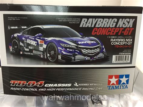 Tamiya Rc Raybrig Nsx Concept Gt Tb Chassis Kit Wah